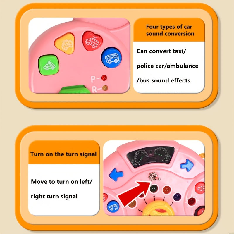 Educatieve Busy Board met Stuur | Geluiden, Lichten en Educatieve Knoppen (3-6 Jaar)