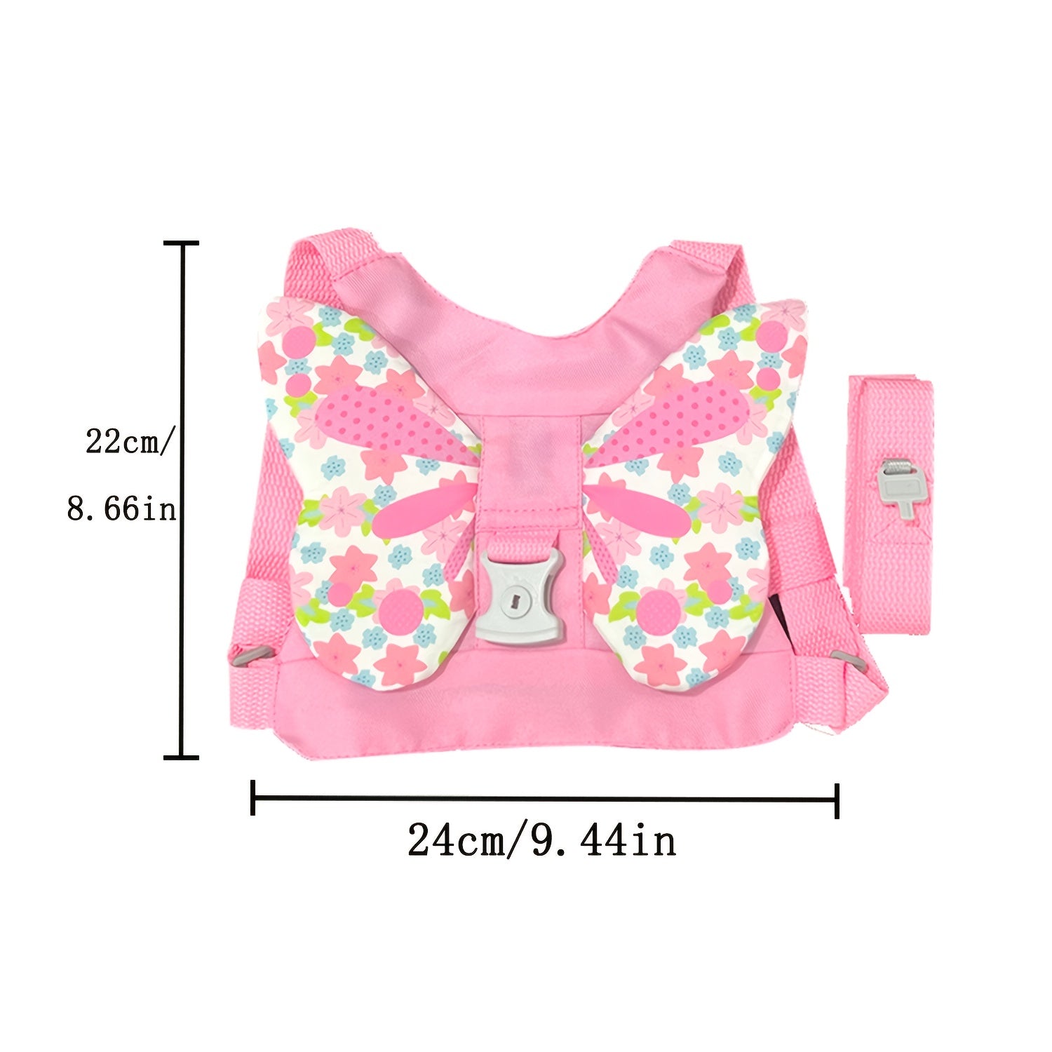 Roze harnas riem meisjes | 2-in-1 anti-verlies veiligheidsgordel