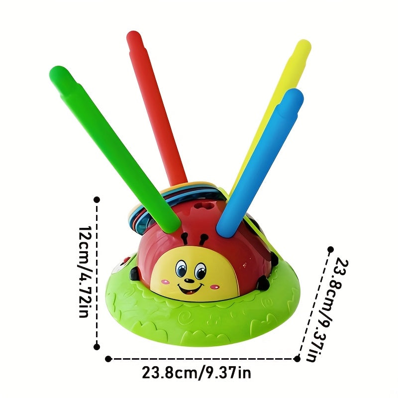 Lieveheersbeestje Ringwerpspel voor Kinderen van 3-6 Jaar - Actief Coördinatie Speelgoed voor Jongens en Meisjes - Multifunctioneel Spel voor Binnen en Buiten