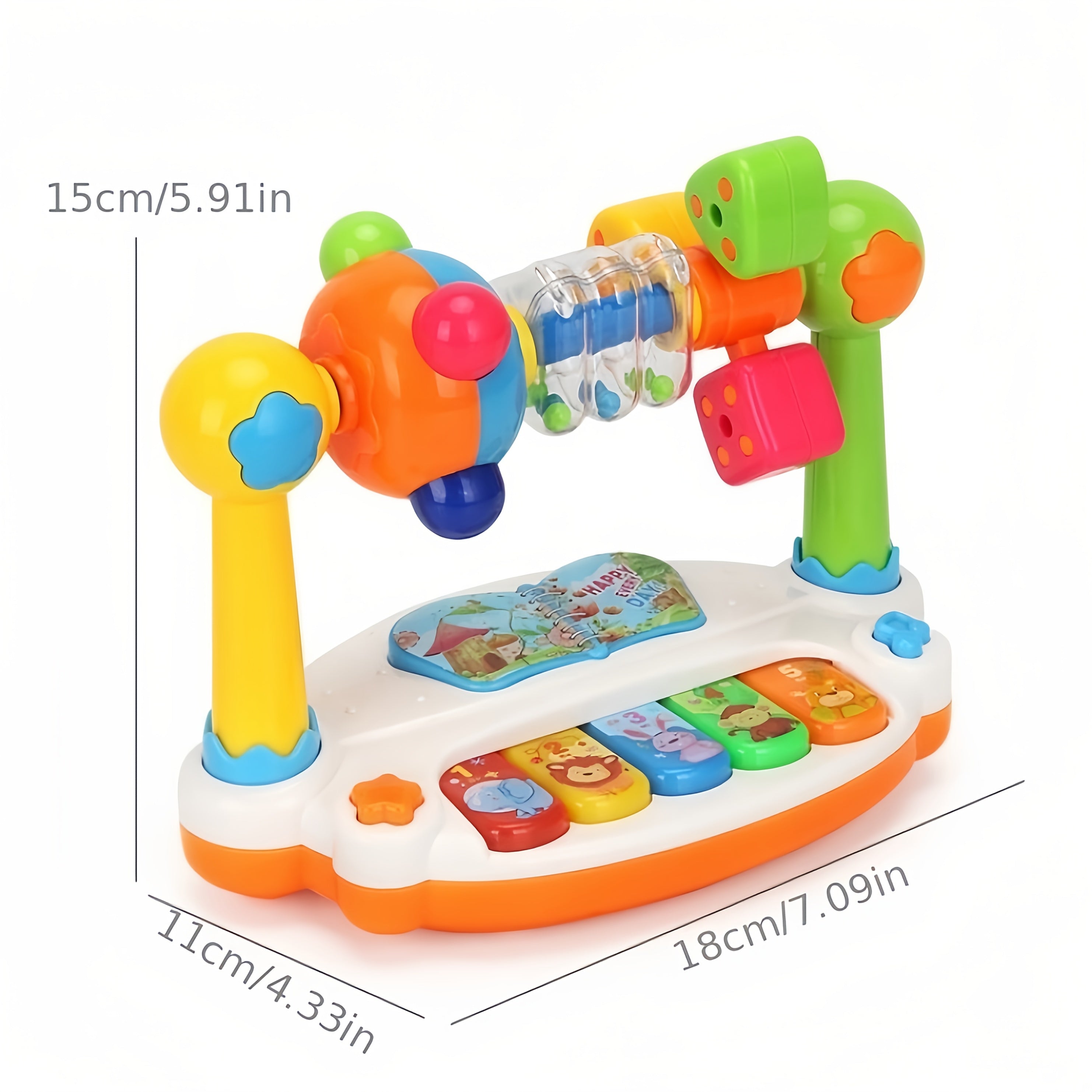 Muziekkeyboard Speelgoed | Dierengeluiden & Educatief Cadeau voor Kinderen