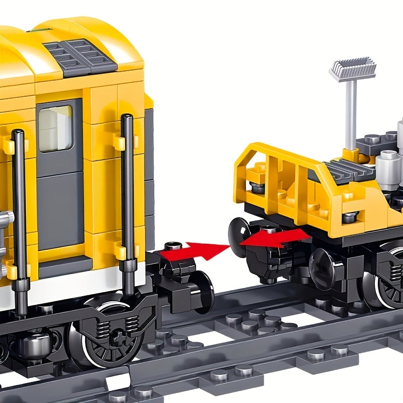 DIY Stadstrein Bouwset | 431-delig Met Rails & Figuren