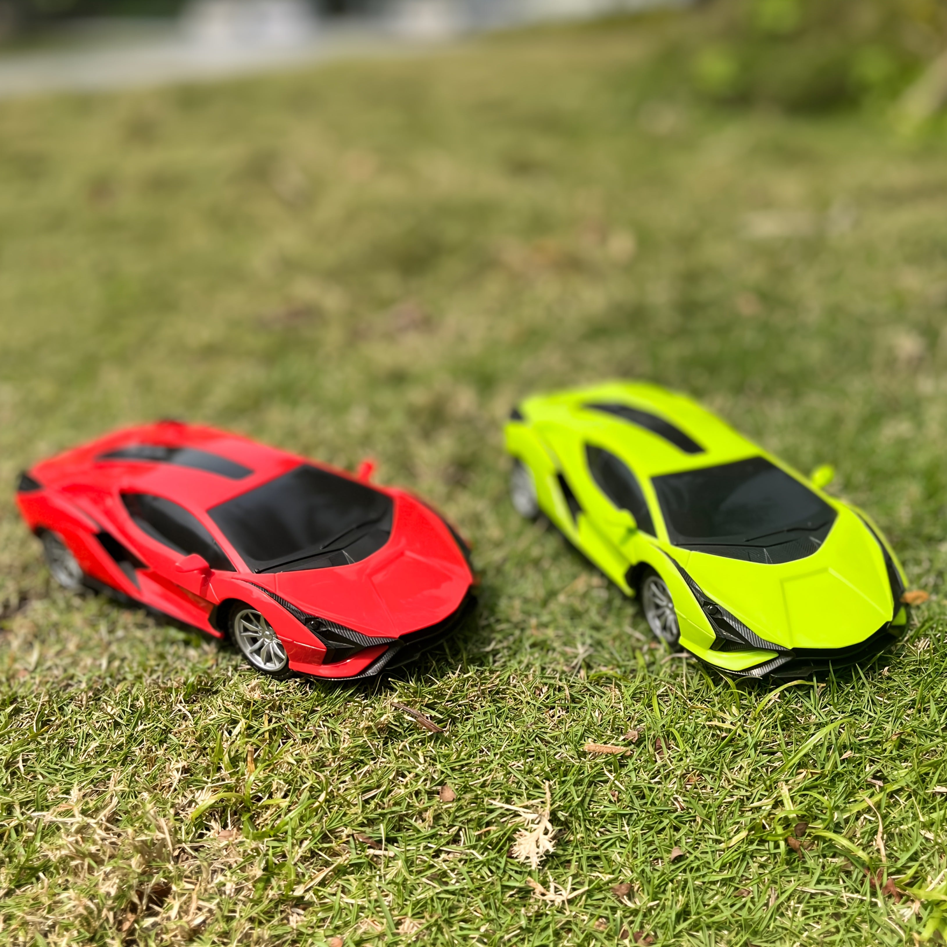 Mini RC auto zwart/blauw | Afstandsbediening speelgoedauto voor kinderen, feestcadeau