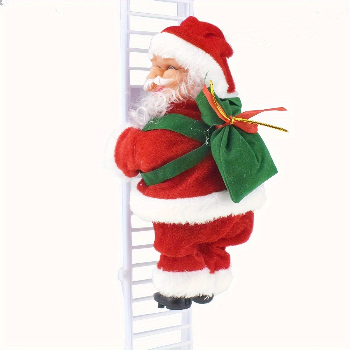 Zingende en Klimmende Kerstman met Ladder