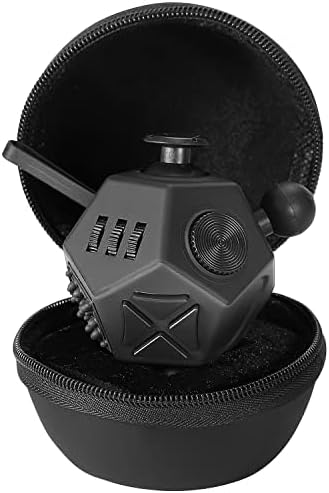 Fube Fidget Cube – 6-zijdige Anti-Stress Kubus met Etui, Kinderen & Volwassenen