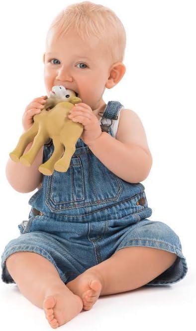 Giraffe Tandvlees Speelgoed voor Baby's | Dierenspeelgoed Bijtring voor Baby's 0+ Maanden