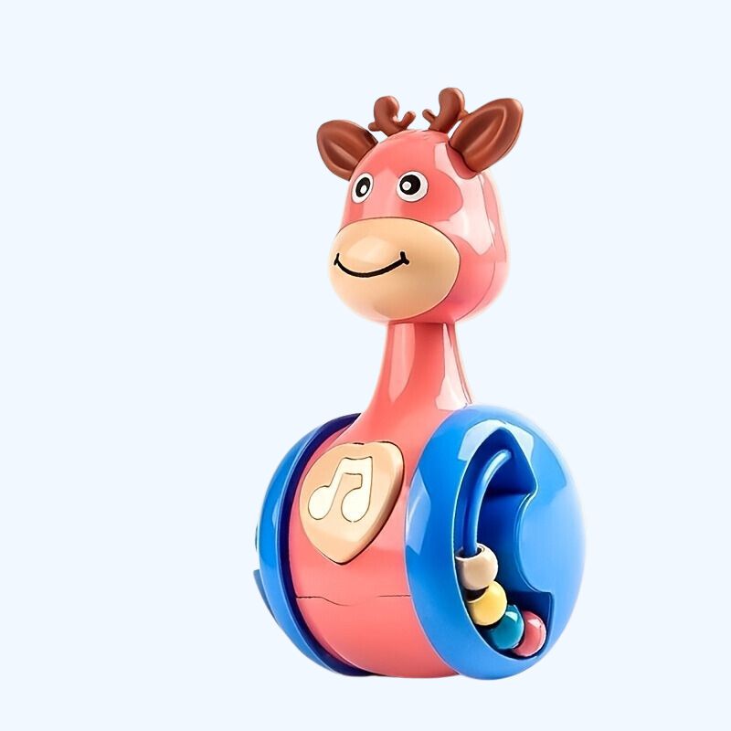 Interactief Hertje Tumbler Speelgoed, Educatief Kruipgids voor Baby's, Ideaal Cadeau voor Verjaardag/Halloween/Kerst