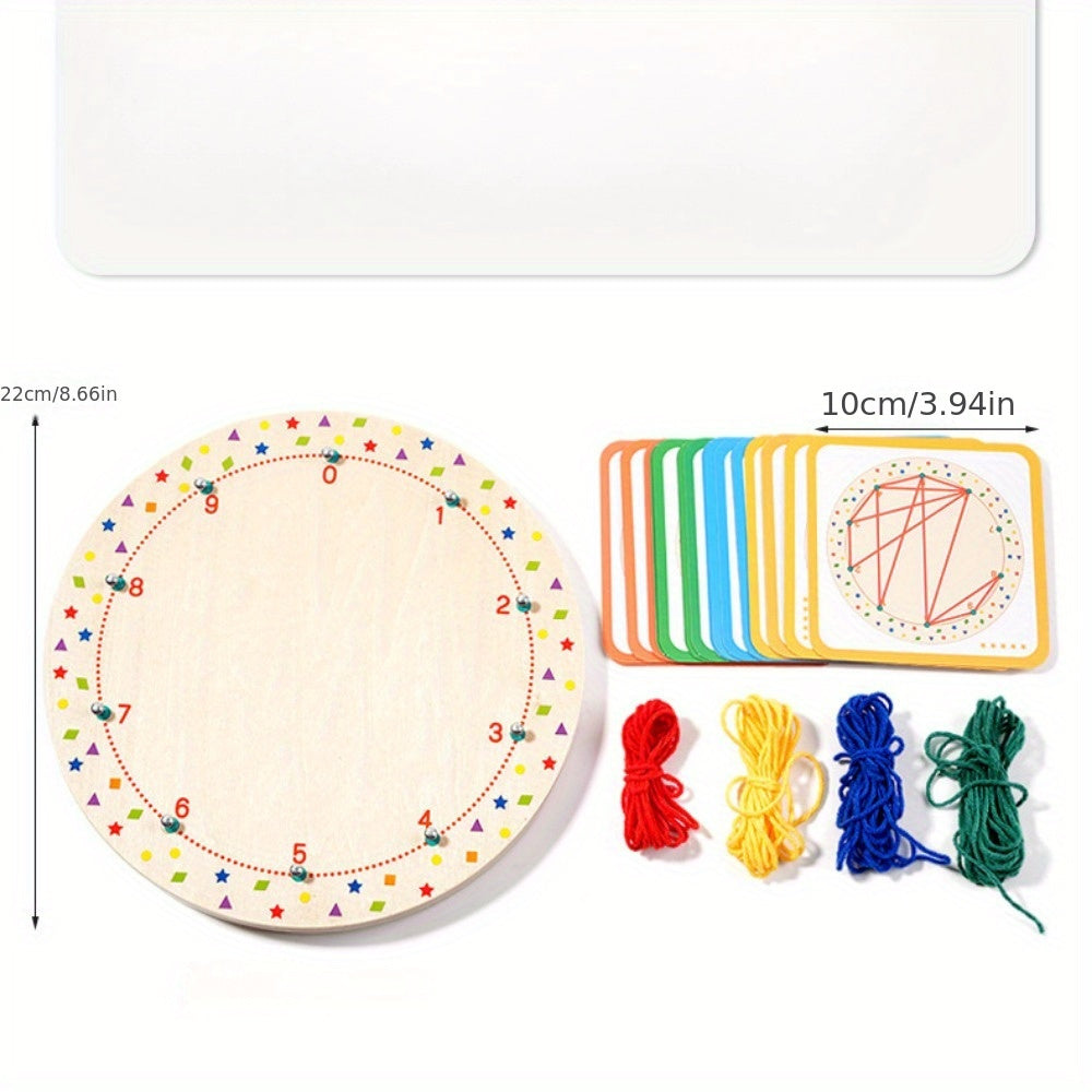 Houten Rijg Speelgoed | Creatieve Vroege Leren Activiteit voor Kinderen