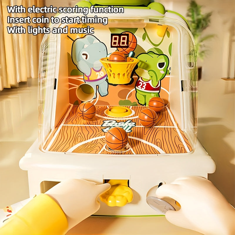 Interactief Automatisch Basketbalspel | Multiplayer Plezier, Ideaal Cadeau voor Kinderen