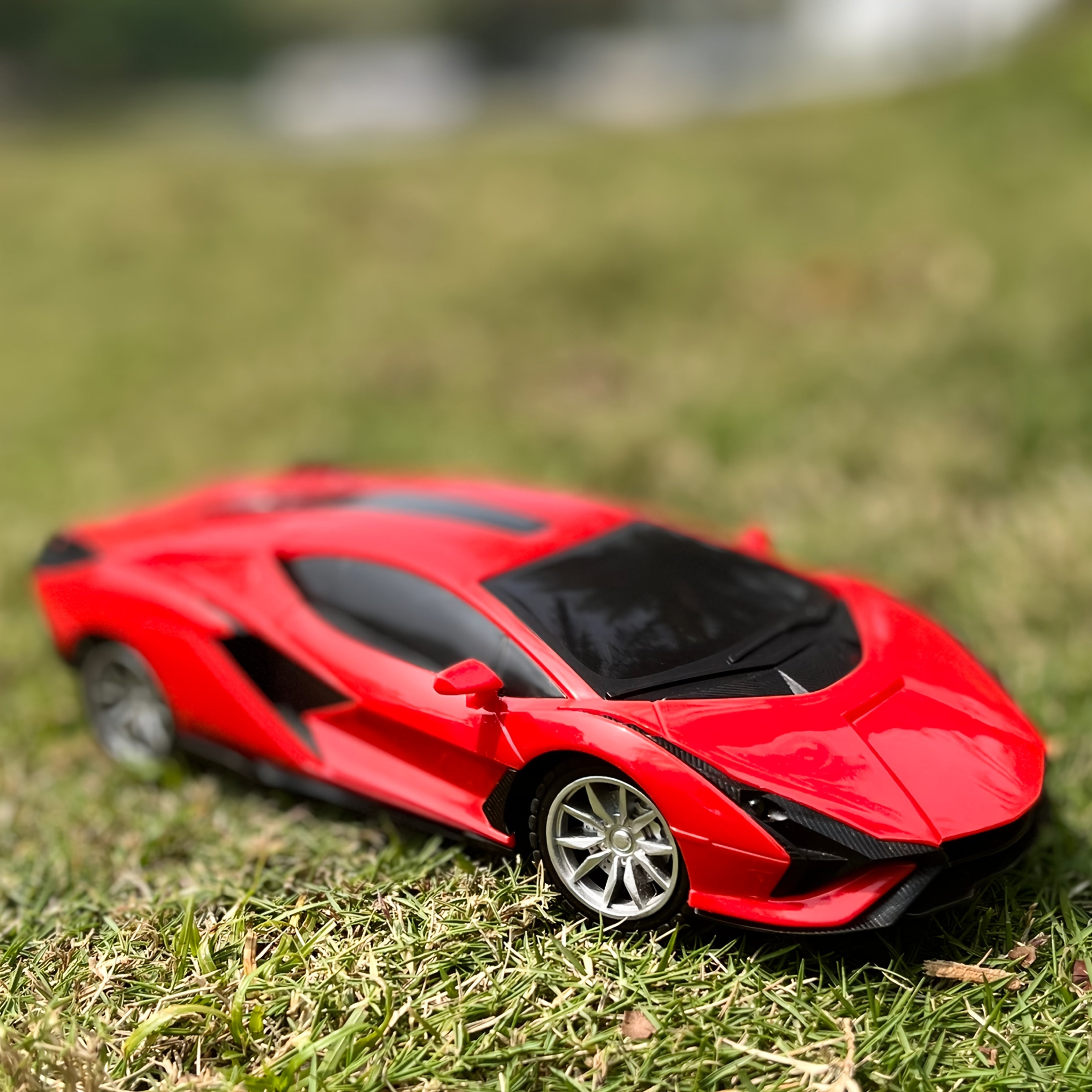 Mini RC auto zwart/blauw | Afstandsbediening speelgoedauto voor kinderen, feestcadeau