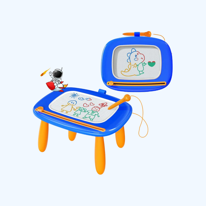 Magnetisch Tekenbord | Kladblok, leer- en educatief speelgoed voor 1-2-3 jaar