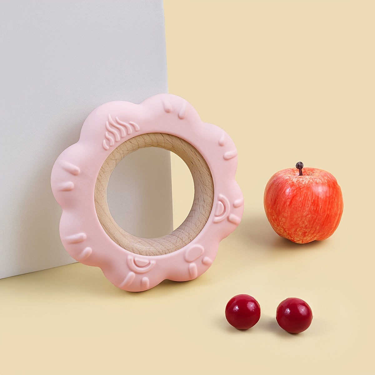 Siliconen Bijtring Ring | BPA Vrije Zachte en Getextureerde Bijtspeeltjes voor Baby’s 0 tot 2 Jaar
