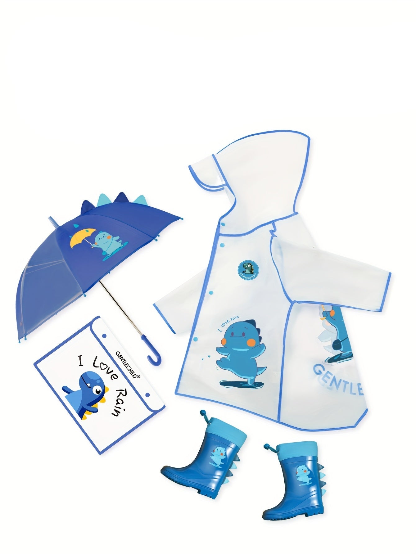 Kinderregenjas met capuchon | EVA regenponcho licht & ademend