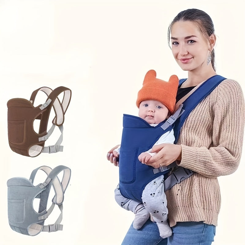 Ergonomische Multifunctionele Draagzak voor Baby's | Comfortabele Draagzak vooraan en achteraan met Verstelbare Bandjes, Reisspullen voor Pasgeborenen