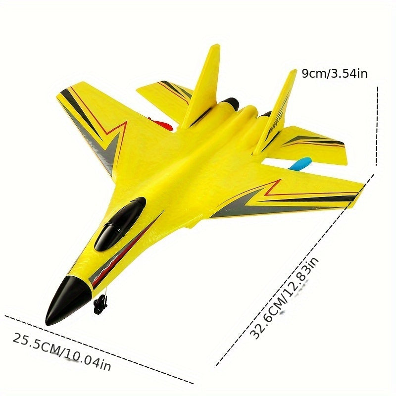 Slimme Gyroscoop Telecommandeerbaar Vliegtuig | RC Speelgoed Jachtvliegtuig met Kleurrijke Lichten, Drone Speelgoed voor Kinderen en Volwassenen