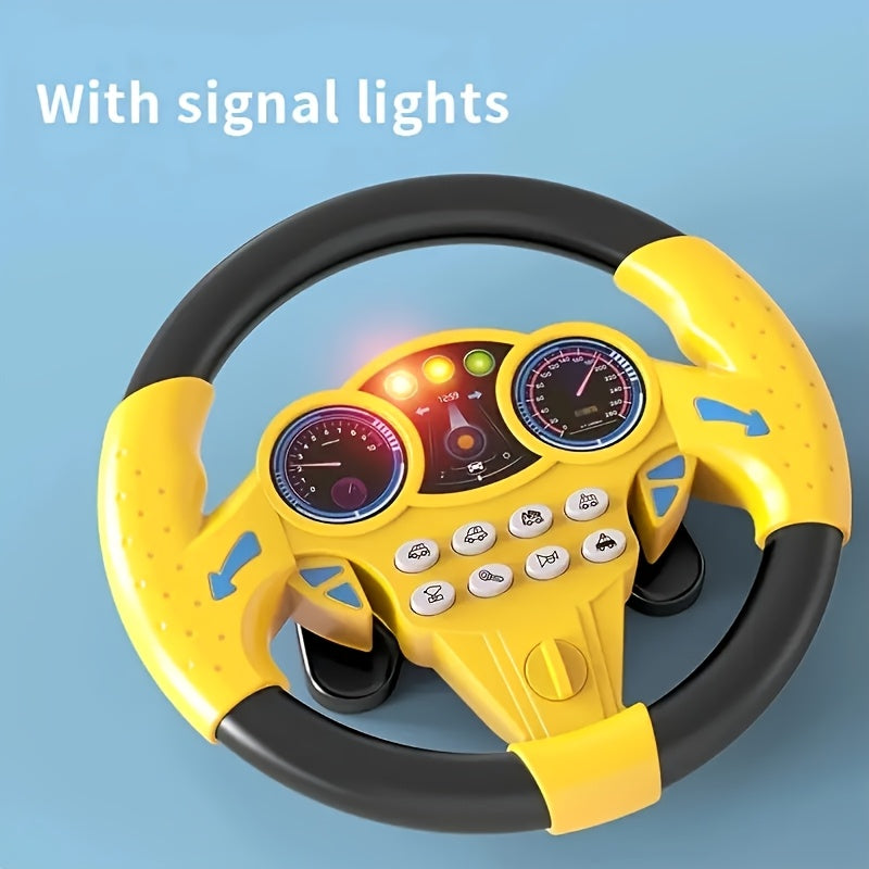 Kinder Stuurwiel Simulator | Interactief Educatief Speelgoed met Geluidseffecten