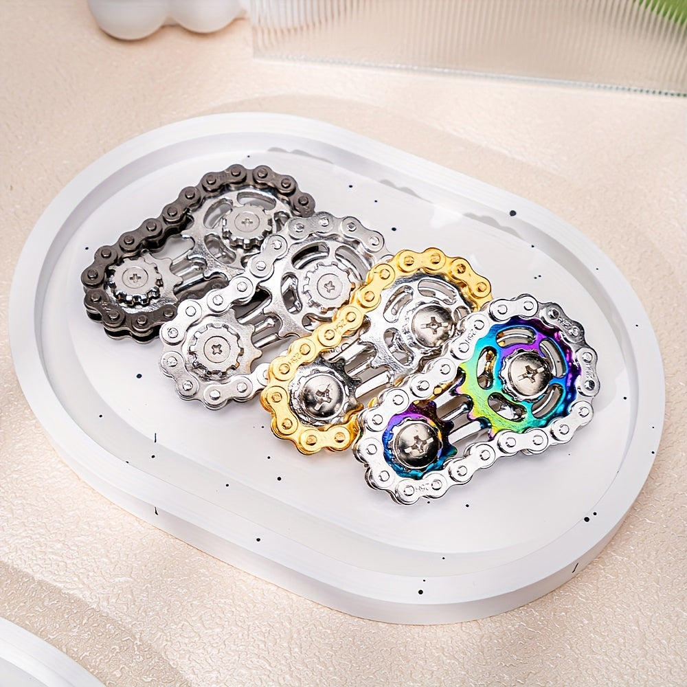 Fidget Spinner met fietskettingontwerp – Ontspan met stijl en precisie