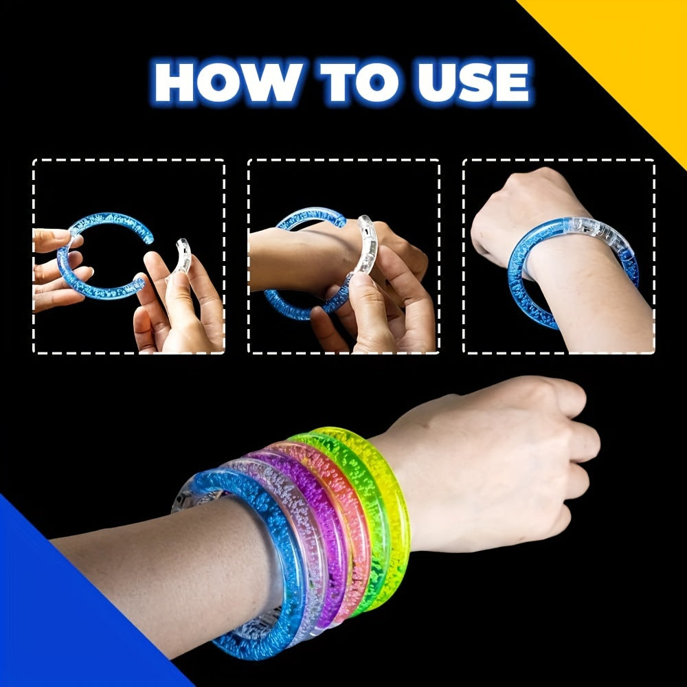 24 Stuks LED Glow Armbanden | Kleurrijke Verlichte Feestcadeaus | Perfect voor Verjaardagen, Carnavals en Halloween