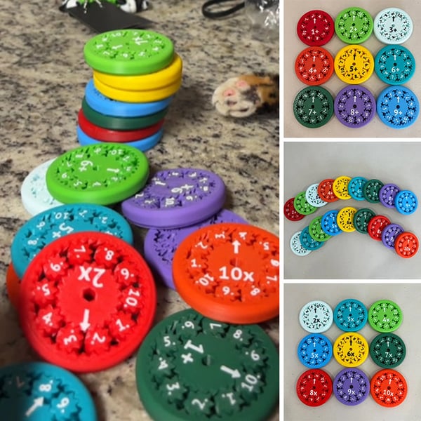 Nieuwe leuke wiskundige fidget spinner – Educatief Speelgoed om Vermenigvuldigen & Delen te Leren – Reken Fidget Toy voor Kinderen vanaf 6 Jaar