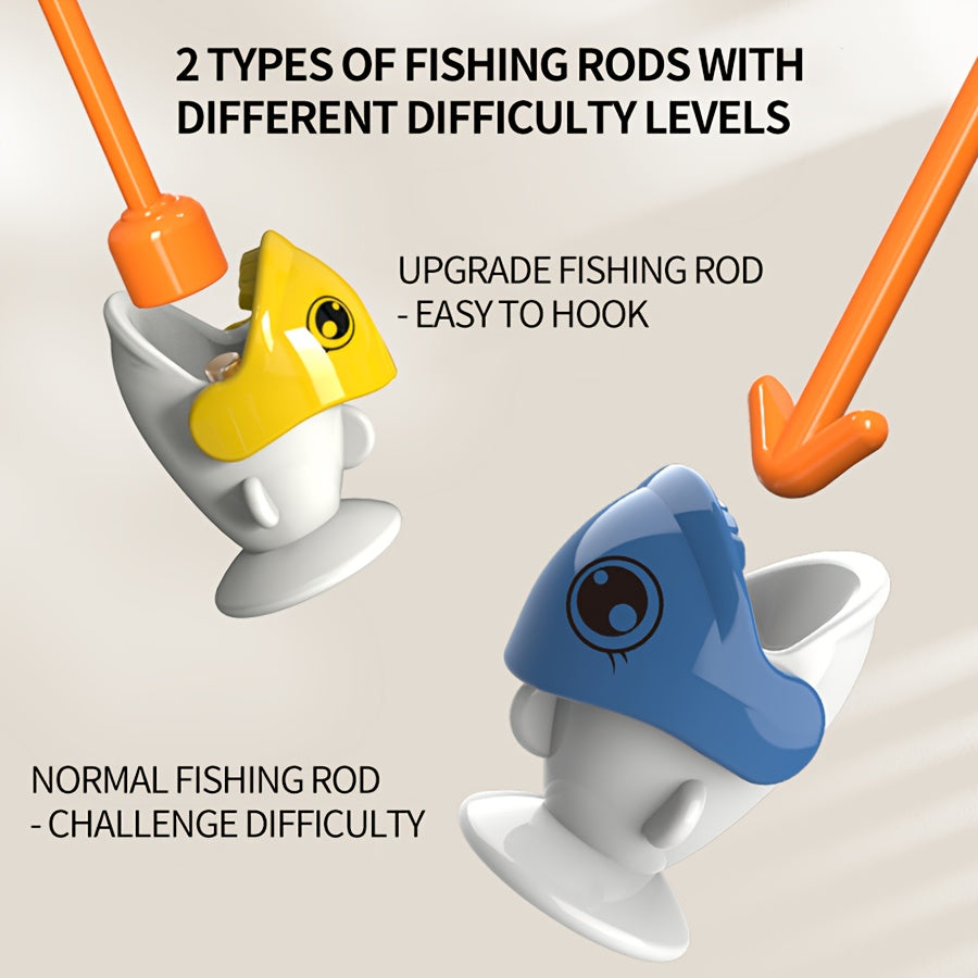 Magnetisch Dinosaurus Visspel | Leuk Interactief Puzzelspel met Zuighaak voor Ouder-Kind Activiteit