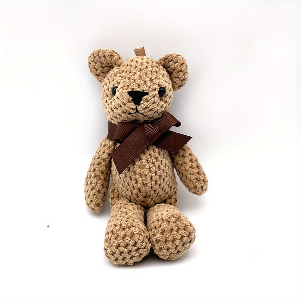 5,9" Schattige Beer Knuffel | Sleutelhanger Pop in Outfit | Ideaal voor Verjaardagen, Bruiloften & Kerstmis