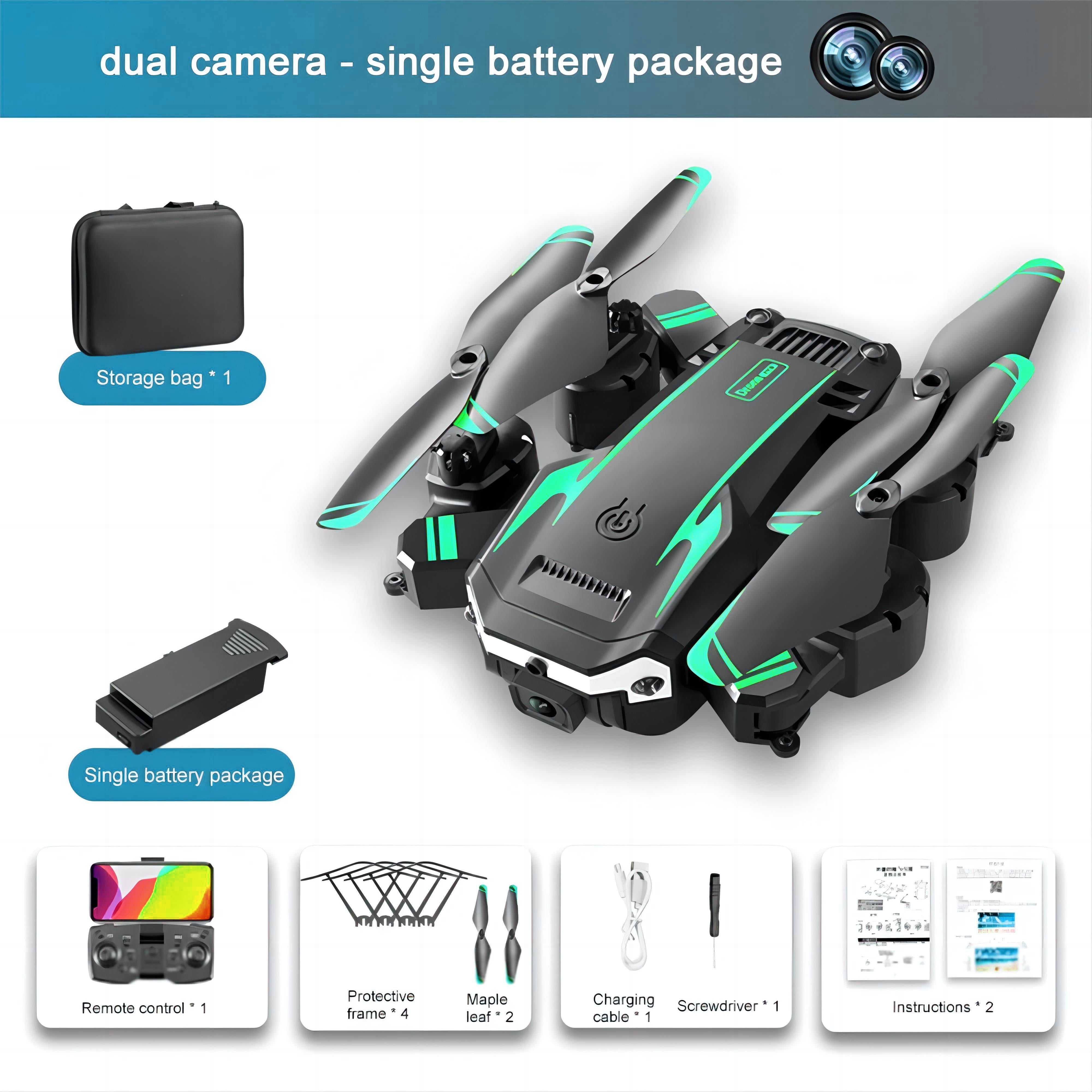S6 Max Drone | Professionele Instapdrone, Dual Camera, 540° Obstakelvermijding, FPV, Hoogte Hovering, Perfect Cadeau voor Beginners