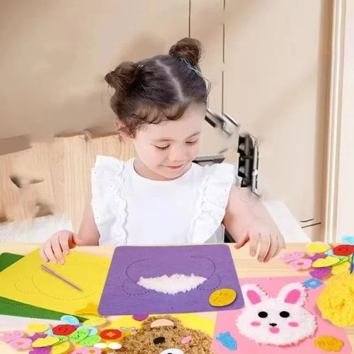 Creatief Wolpakket Doe-het-zelf speelgoed dat fijne motoriek en creativiteit ontwikkelt | Perfect voor kinderen