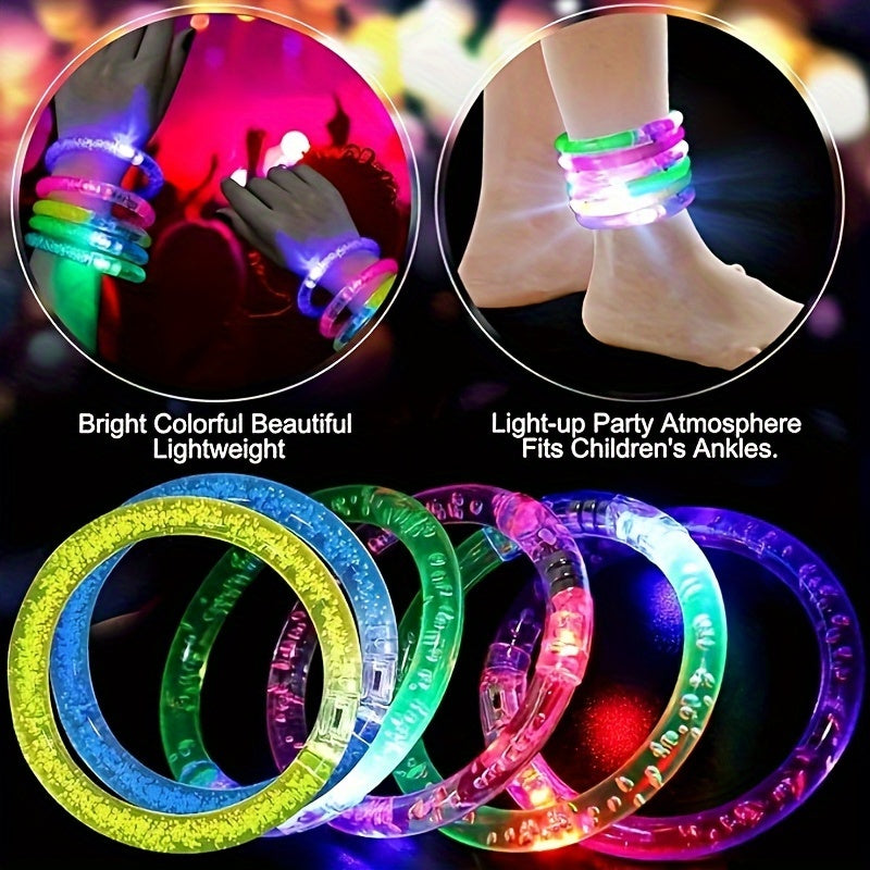 24 Stuks LED Glow Armbanden | Kleurrijke Verlichte Feestcadeaus | Perfect voor Verjaardagen, Carnavals en Halloween