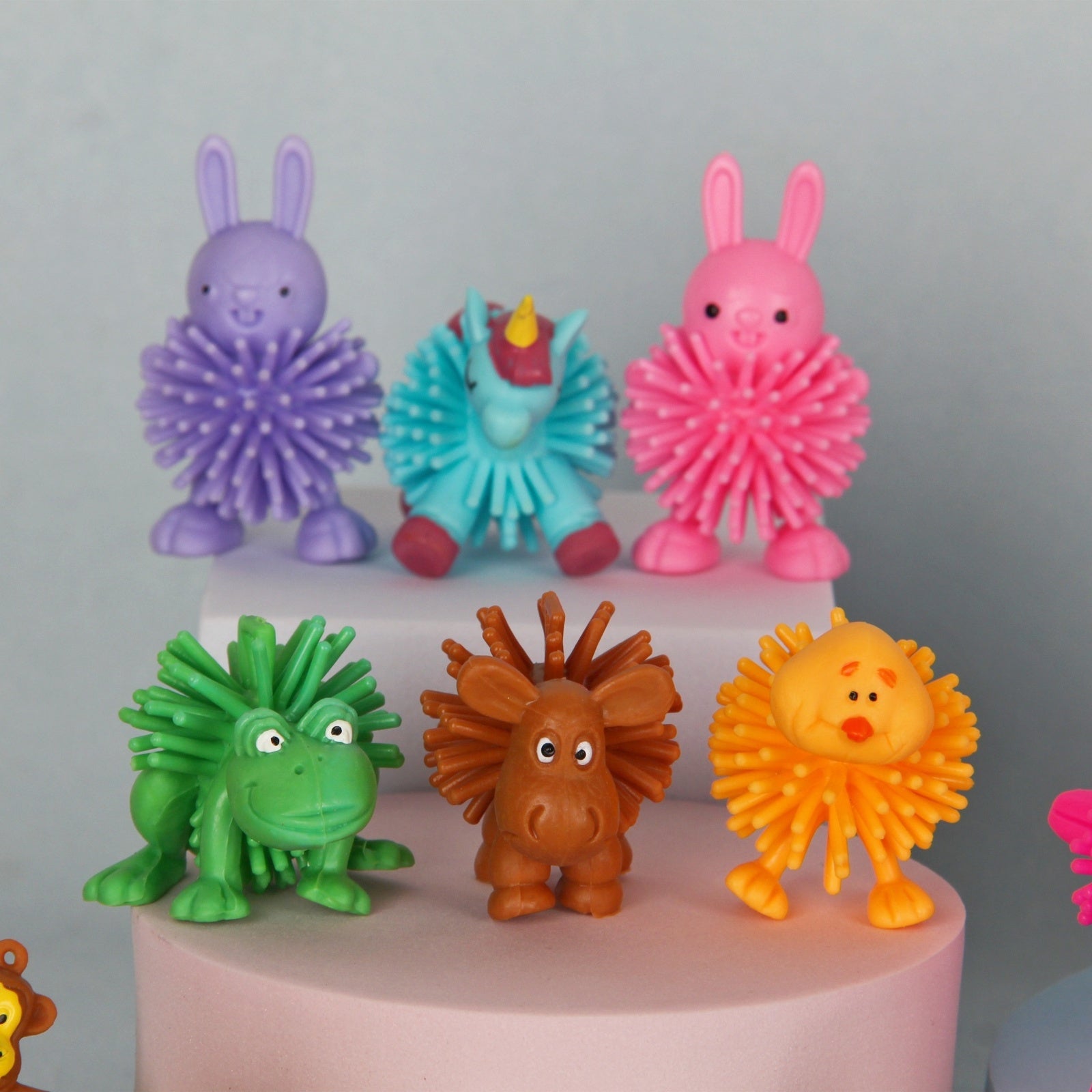 PVC dierenfiguren set - safari thema fidget speelgoed, 12 stuks