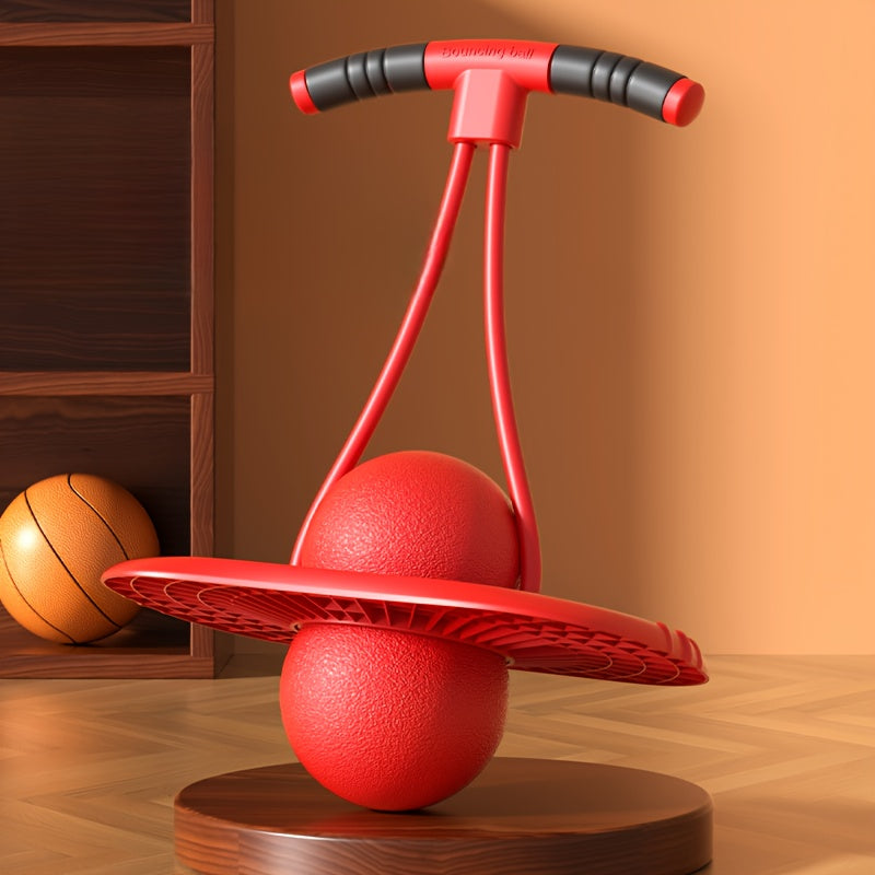 Balans Springbal – Fitness Speelgoed voor Binnen & Buiten met Handvatten | Elastische Bouncy Ball voor Kinderen & Volwassenen, Core Training & Stabiliteit