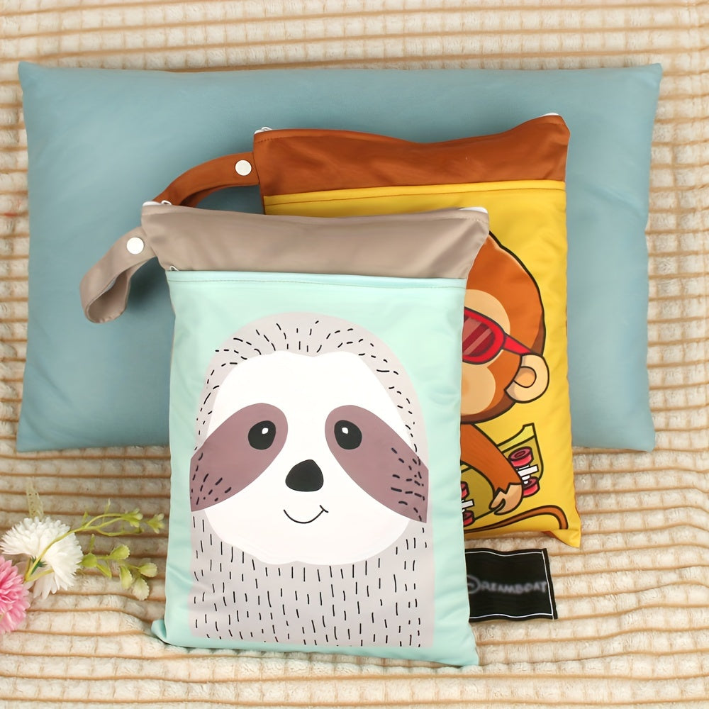 Wasbare Waterdichte Opbergtas – Dubbele Rits | Voor Nat Wasgoed, Luiers, Make-up & Strandspullen