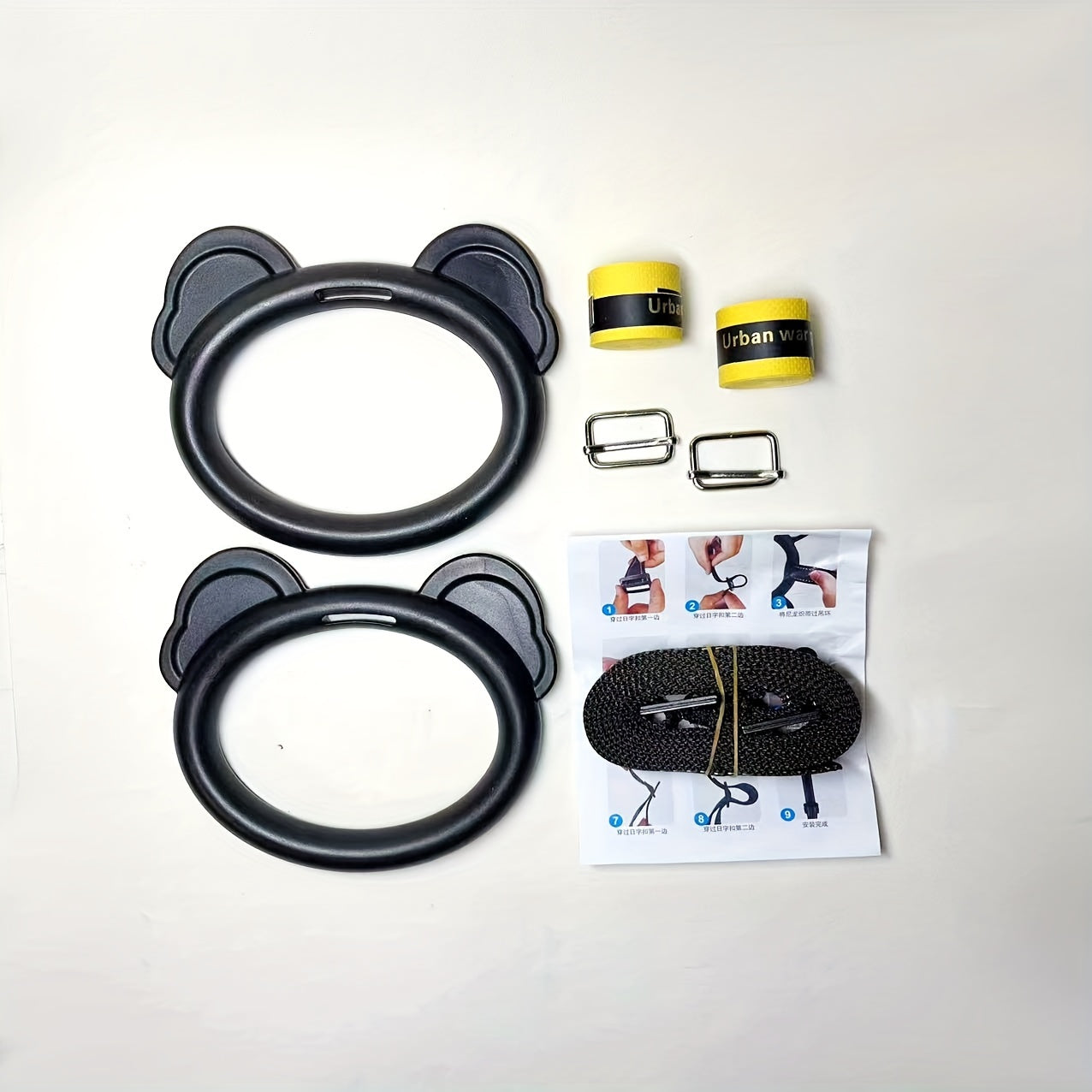 Fitness Ophangringen voor Binnen | Geen Stang Nodig | Thuis Sporten Zonder Compromis