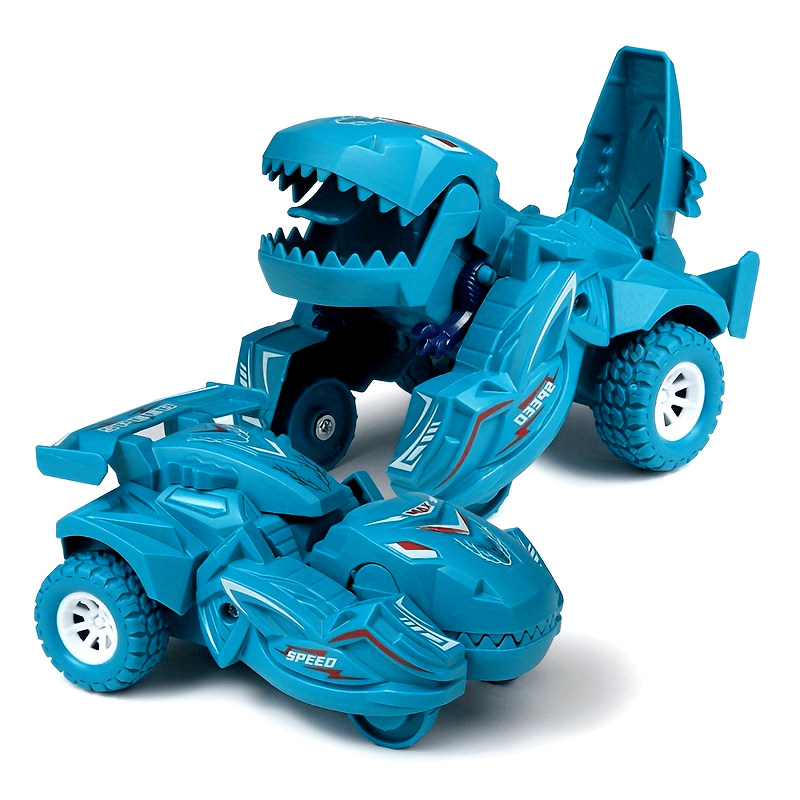 Transformerende Dinosaurus Auto Speelgoed | 2-in-1 Automatisch Dinosaurustransformator Speelgoed | Kerst, Halloween & Verjaardag Cadeau voor Kinderen