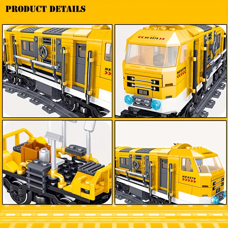 DIY Stadstrein Bouwset | 431-delig Met Rails & Figuren