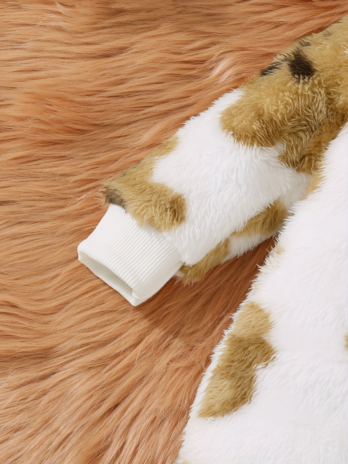 Knuffelige Beer Geborduurde Warme Gevoerde Romper met Capuchon | Onesies Bodysuit voor Peuters