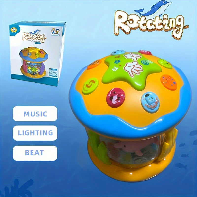 Baby Handtrommel | Muzikaal Educatief Speelgoed met Licht & Geluid