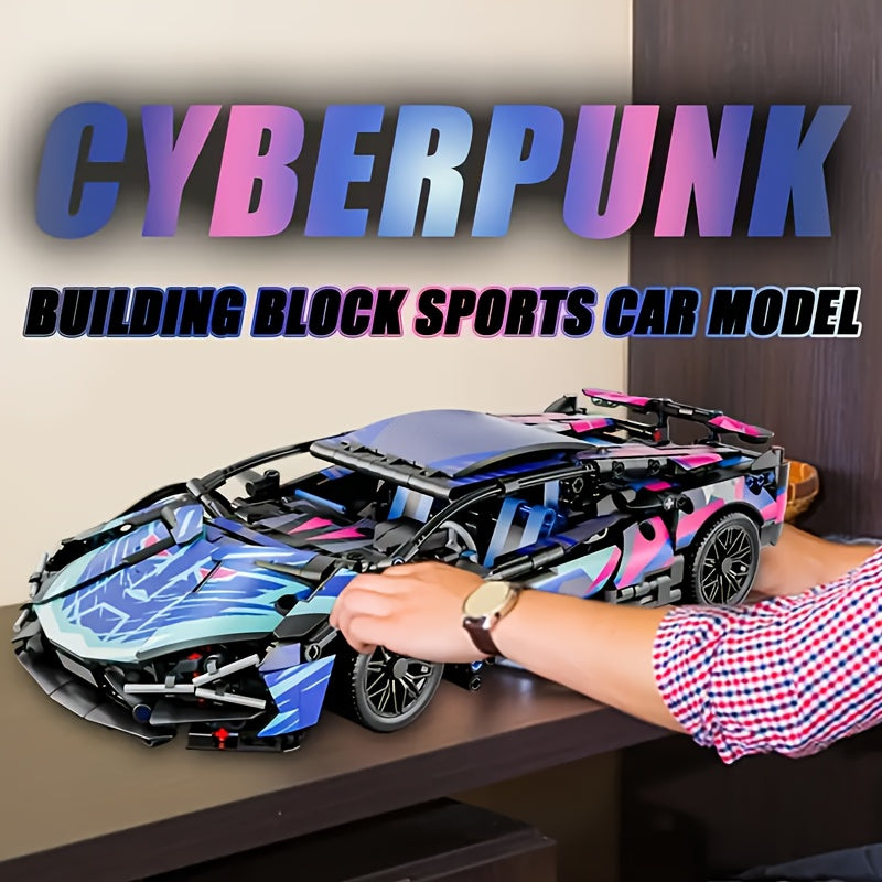 1990-delige Cyberpunk Bouwset | ABS Blokken | Verjaardagscadeau of Decoratie