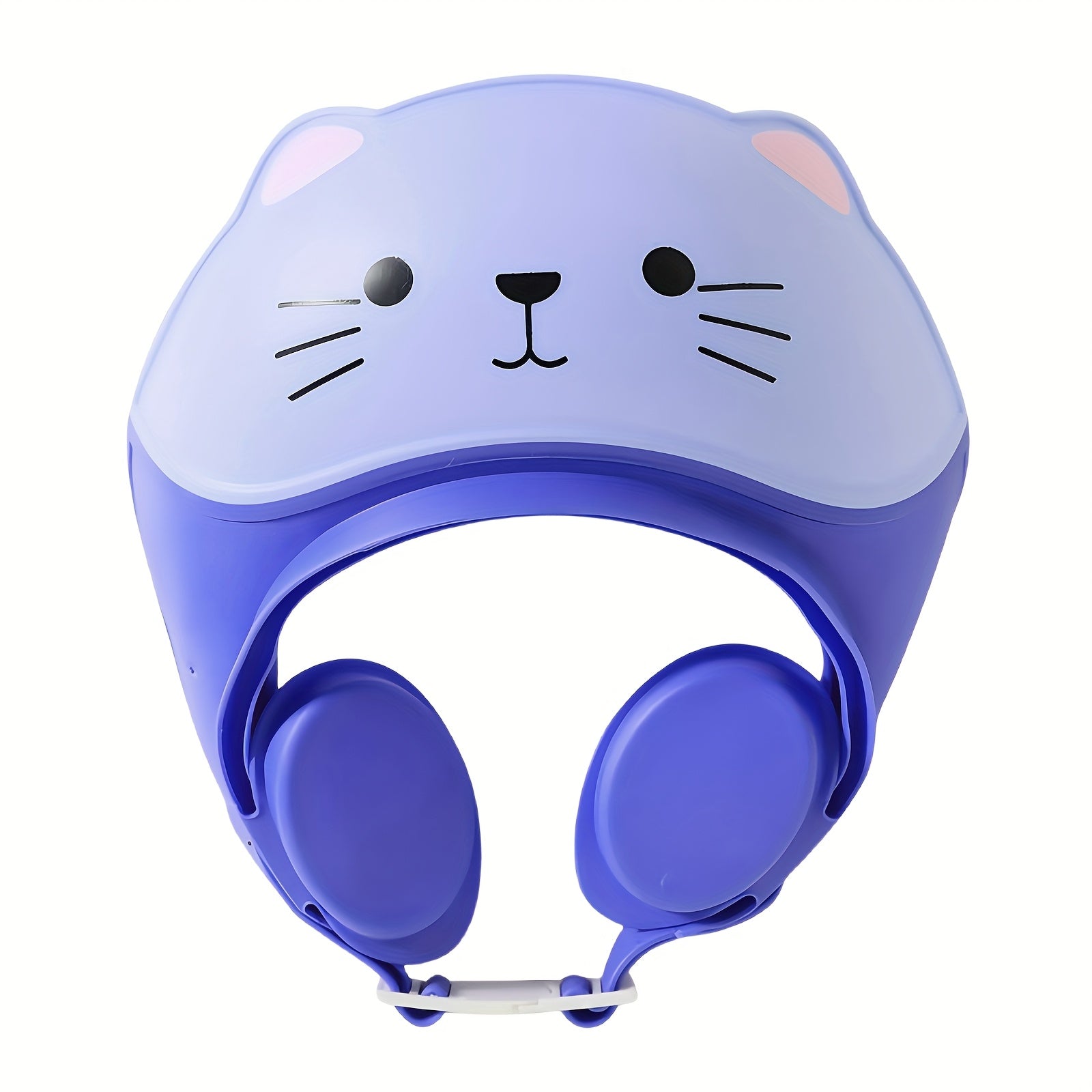 Verstelbare Douchemuts voor Baby en Kinderen - Badmuts met Kat Thema voor Jongens en Meisjes - Oog- en Oorbescherming tijdens Haarwassen voor Peuters