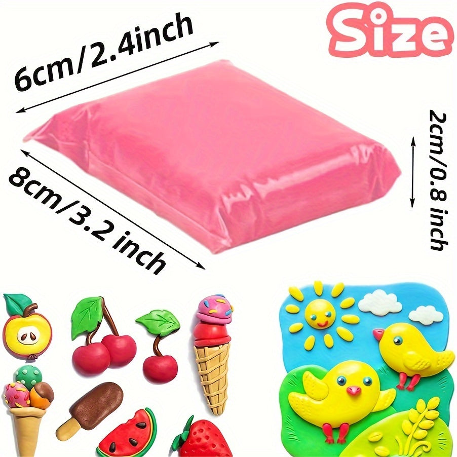 24-Kleuren Lucht Droog Klei - Ultralicht voor Modelleren - Inclusief Gereedschap voor Kunst & Handwerk - Perfect Halloween & Kerstcadeau
