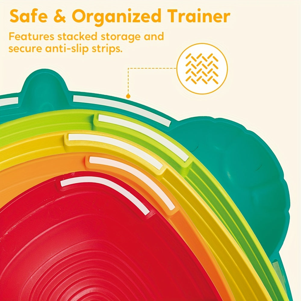 Schildpad Stapstenen Balans Parcours voor Kinderen vanaf 3 Jaar - 5 Stuks Buitenspeelgoed voor Jongens en Meisjes - Coördinatie Spel voor Binnen en Buiten