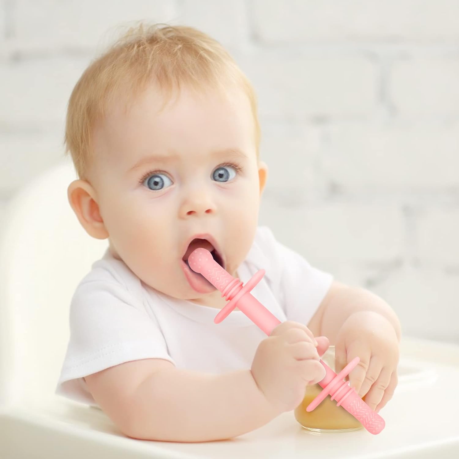 Holle Bijtspeelgoedset voor Baby's 6 siliconen bijtringen (3-12 maanden), BPA-vrij, geschikt voor vriezer en vaatwasser | Veilig, duurzaam en eenvoudig schoon te maken