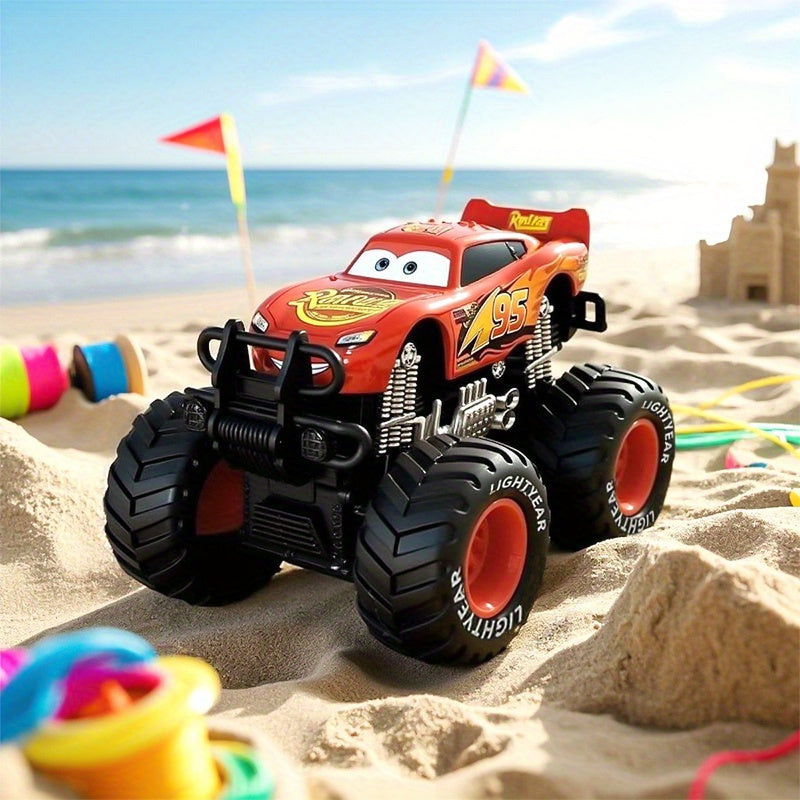 Monstertruck Auto Speelgoed – Duurzaam Lichtgevend Model | Decoratief Cadeau voor Verjaardag, Halloween of Kerst