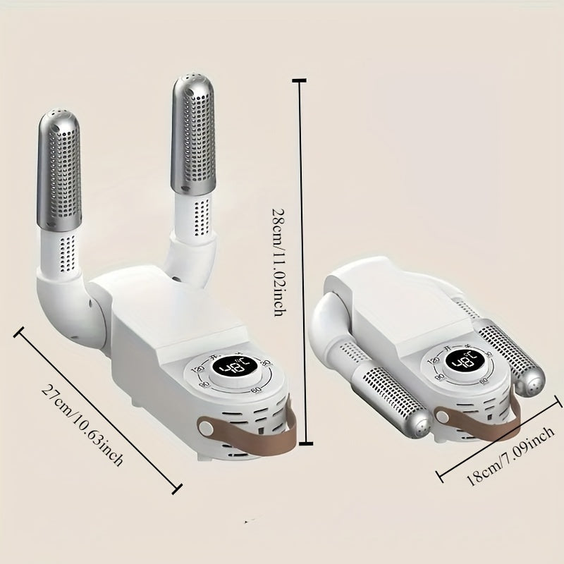 Elektrische Schoenendroger met Timer | Snel Drogen, Opvouwbaar & Stil – Voor Werkschoenen, Wintersport & Handschoenen