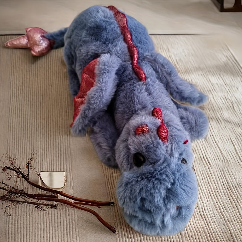 Knuffelige Dinosaurus Pluche Kussen - Zacht, Lange Nek Gevuld Dier voor Meisjes & Vrouwen - Perfect Verjaardagscadeau, Woonkamer Sofa Decor in Roze/Groen/Blauw, Pluche Speelgoed, Dinosaurus, Kussen, Woondecoratie