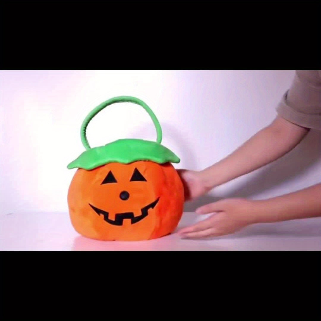 Grote Pompoen Halloween Snoep Tas voor Kinderen - Herbruikbare Trick-or-Treat Mand voor Jongens en Meisjes - De Perfecte Griezelige Accessoire