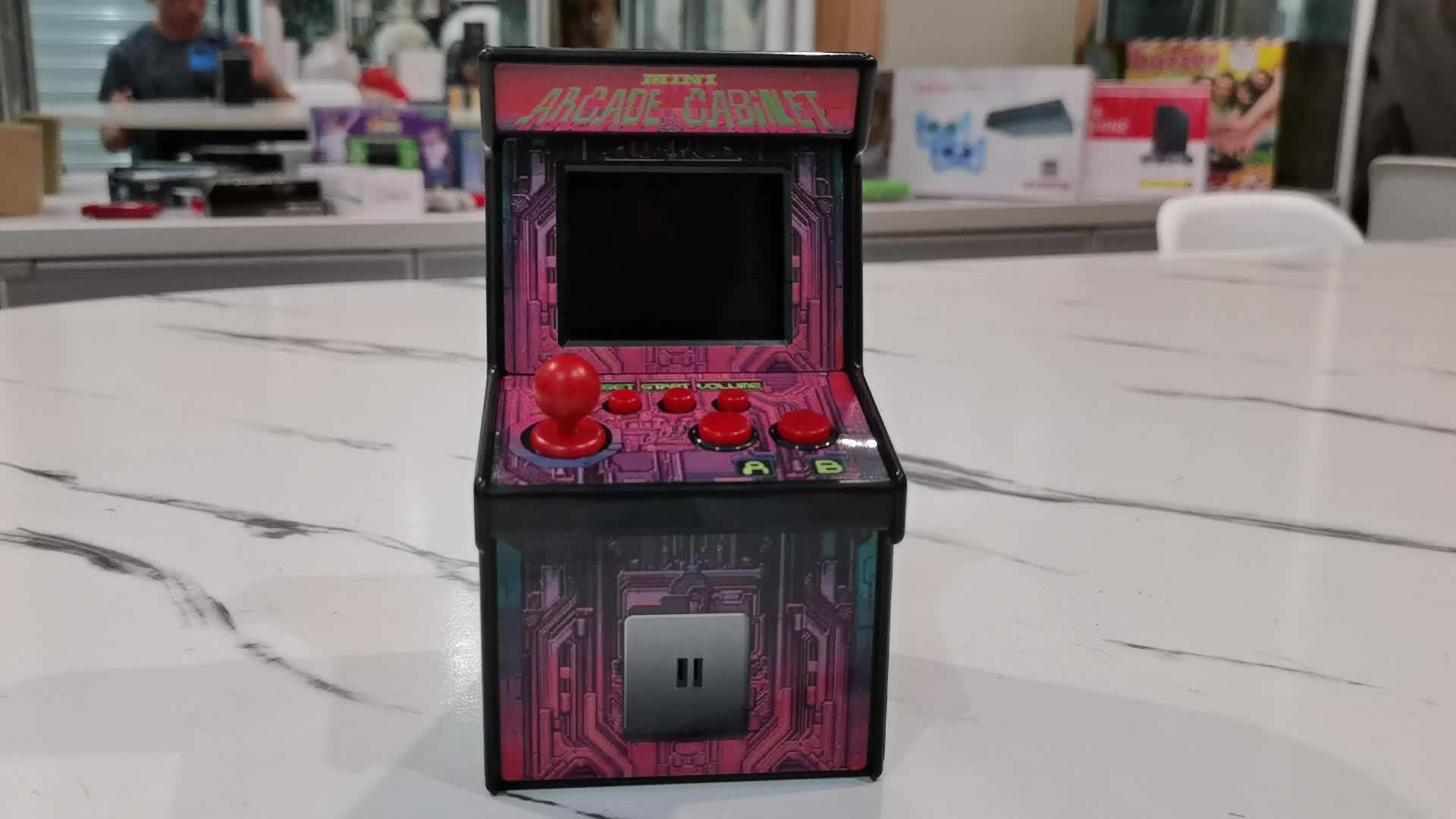 16-Bit Mini Arcade Console met TFT Scherm | Retro Gaming Machine voor Tieners & Volwassenen – Verjaardag & Vakantiecadeau