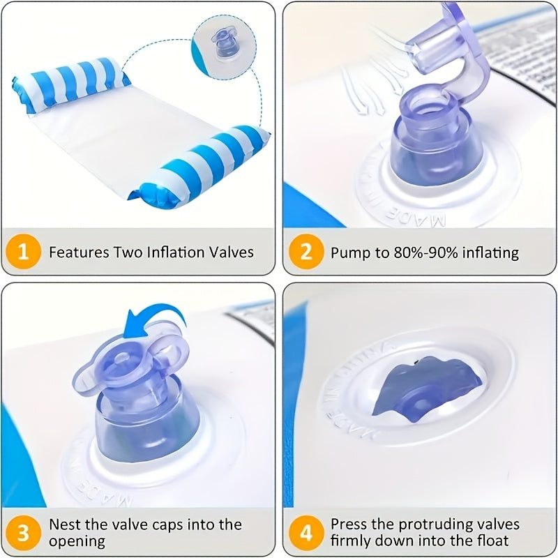 Opvouwbare Opblaasbare Ligstoel – Multifunctioneel PVC Drijfmatras voor Zwembad & Strand | Ontspanning voor Volwassenen