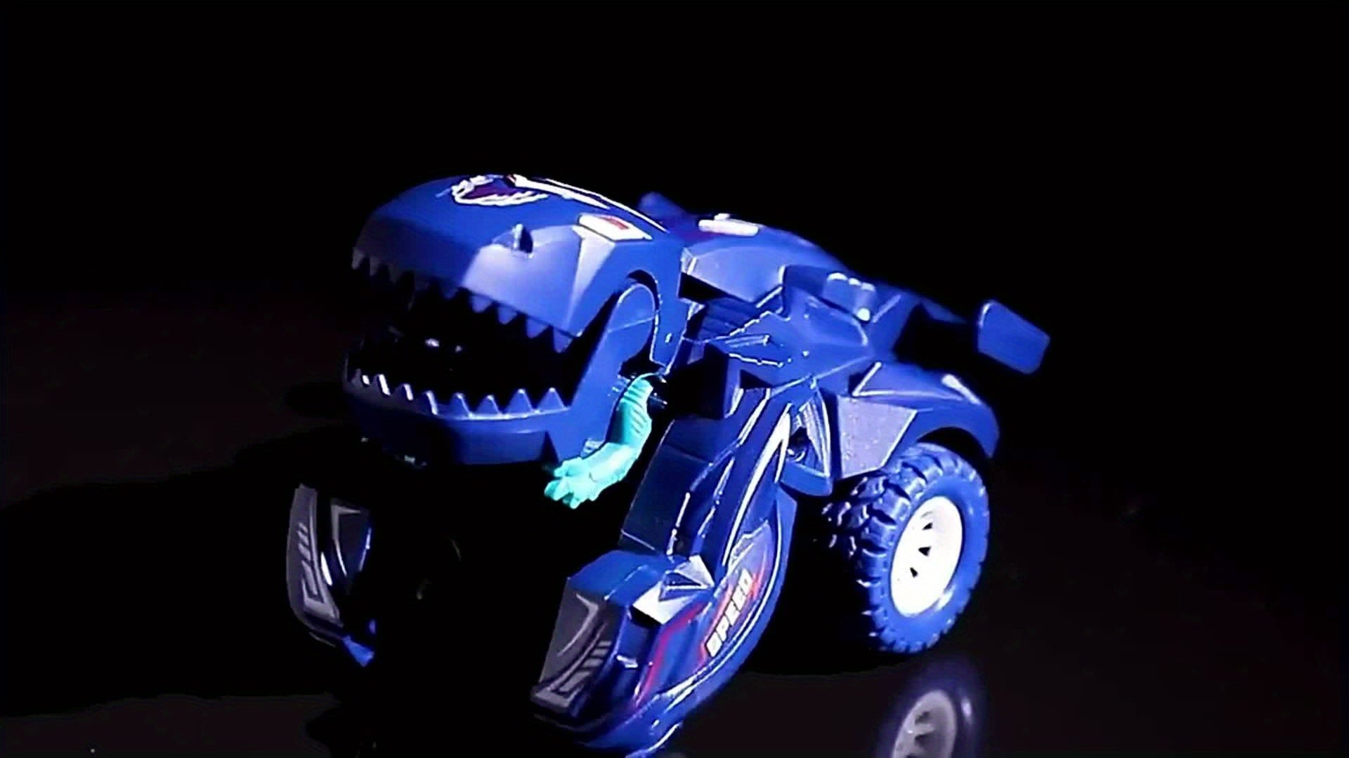 Transformerende Dinosaurus Auto Speelgoed | 2-in-1 Automatisch Dinosaurustransformator Speelgoed | Kerst, Halloween & Verjaardag Cadeau voor Kinderen