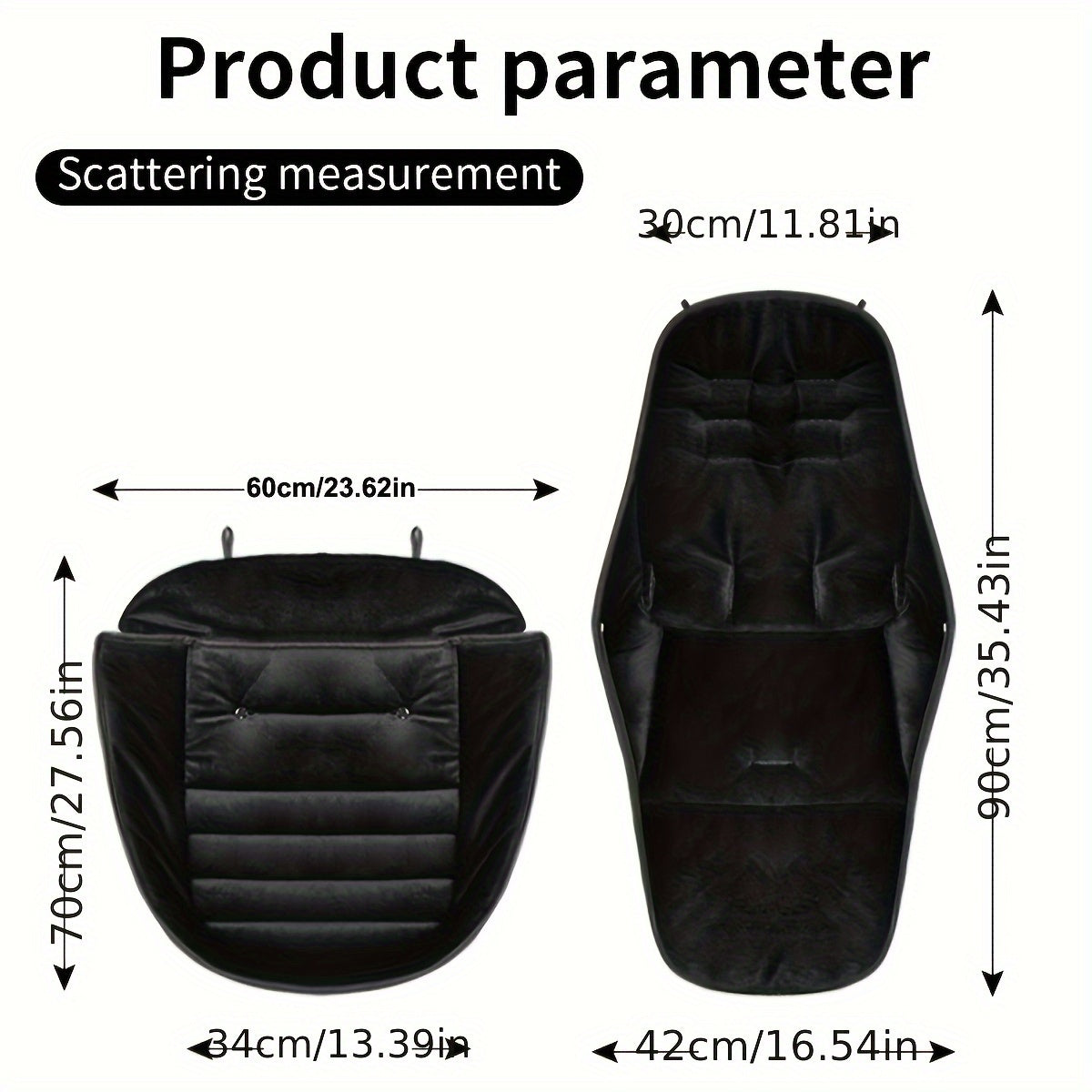 Universele Winter Warme Kinderwagen Pad | Waterdicht, Winddicht, Warm Koraalvlies Gevoerd Kinderwagen Kussen Geschenkideeën