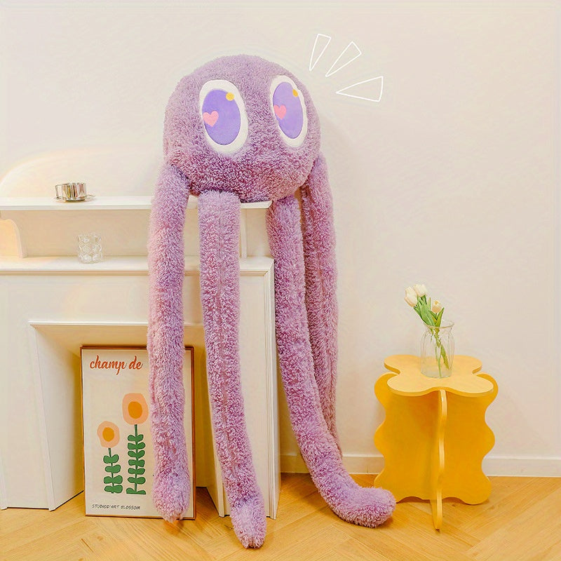 Schattige Octopus Knuffel met Lange Benen | Zacht Monster Pop Speelgoed | Ideaal Cadeau voor Kerst & Verjaardagen