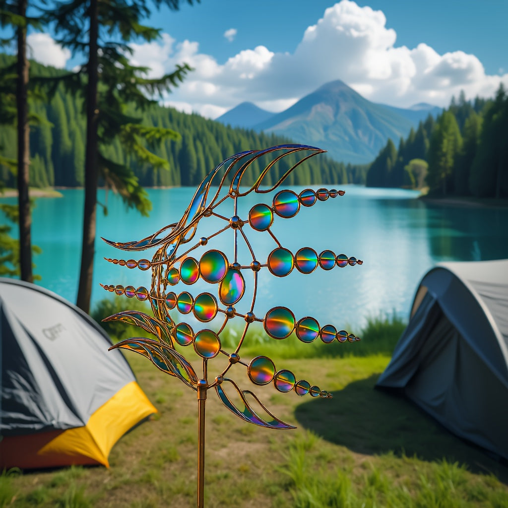 3D Windspinner Tuindecoratie | Kleurrijk Kinetisch Kunstwerk